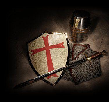Christian Crusader Logo - The world is better off with Christian Crusades, than Islamic Jihad