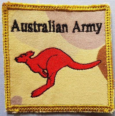 Australian Army Kangaroo Logo - Australian Army Iraq Deployment Patch Red Kangaroo