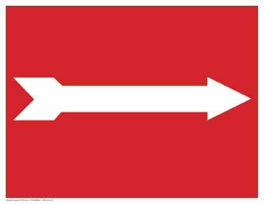 Red White Arrow Logo - Arrow Pointing Right Arrow Background