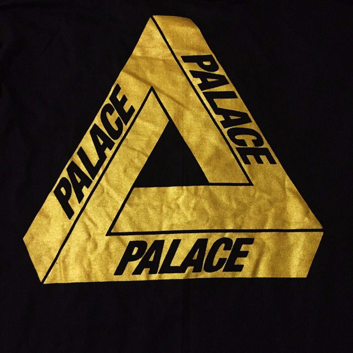 Palace Skating Logo - Camiseta Camisa Palace Skate Logo Gold Ouro Dourado Supreme - R$ 49 ...