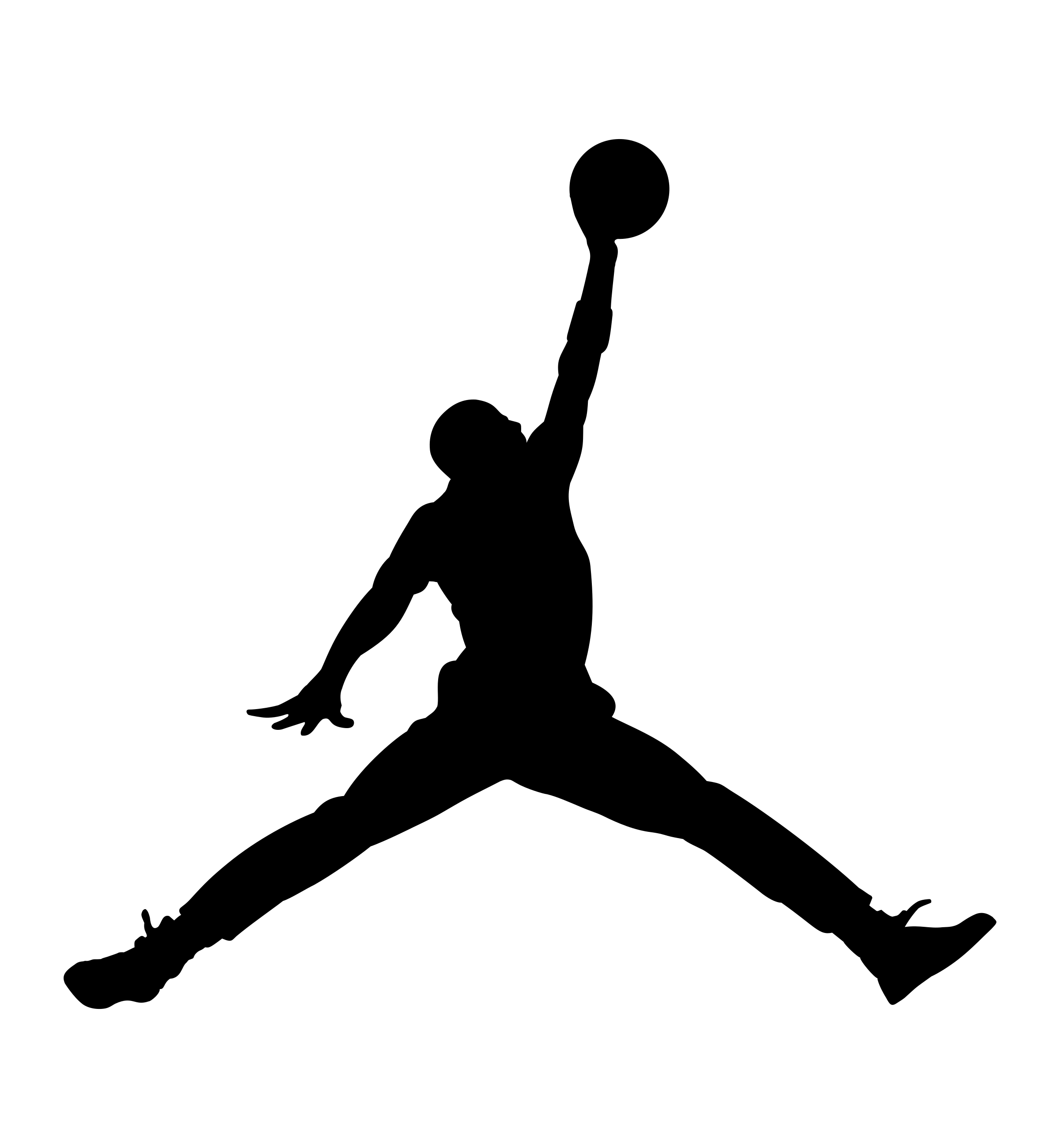 White Jordan Logo - Air Jordan Logo PNG Transparent & SVG Vector - Freebie Supply