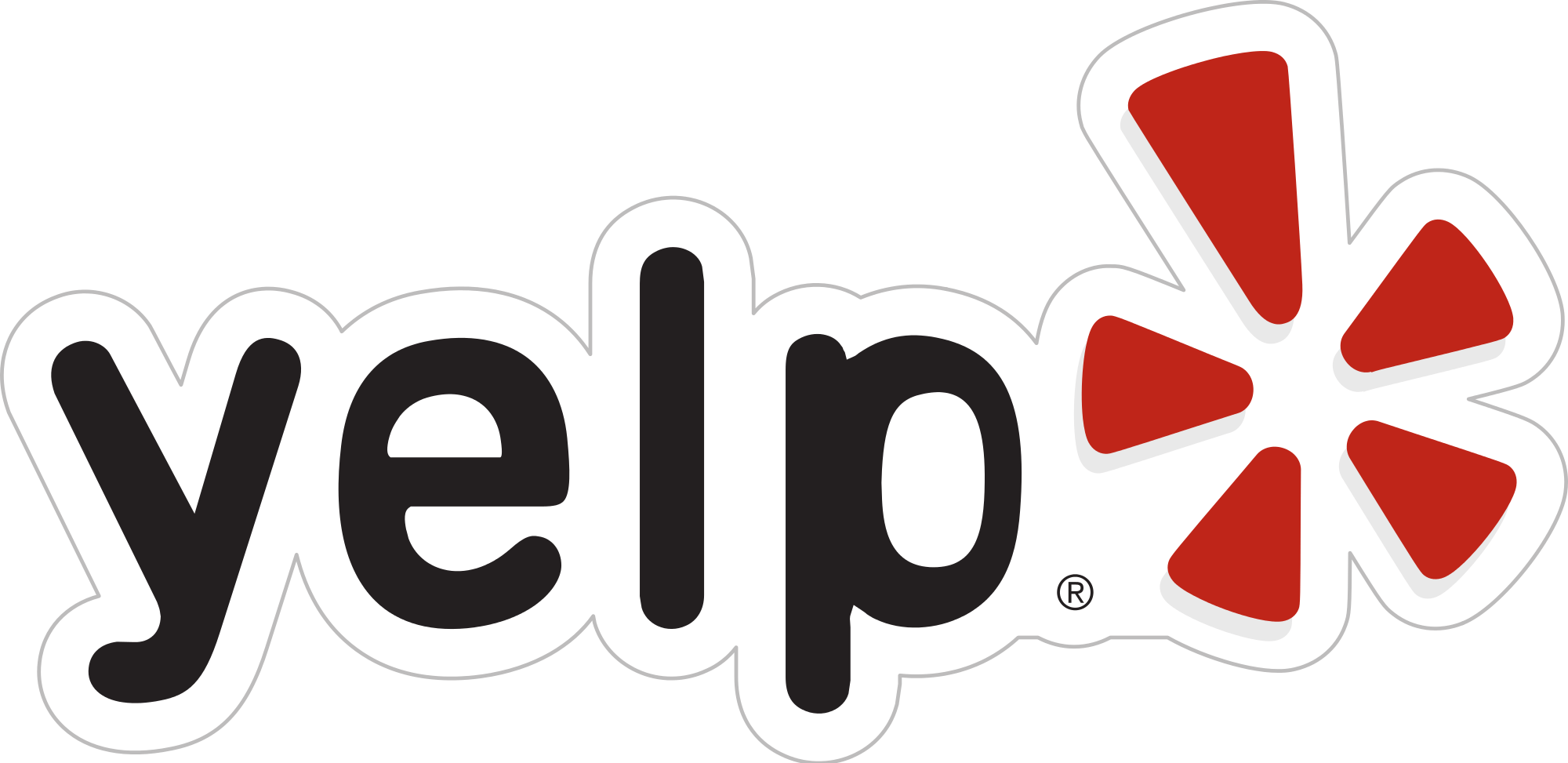 White Yelp Logo - Yelp Logo.svg