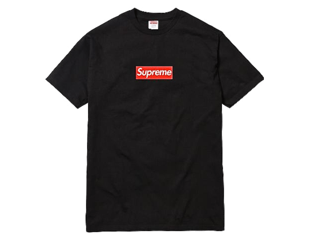 Supreme Products Logo - Supreme 20th Anniversary Box Logo Tee Black