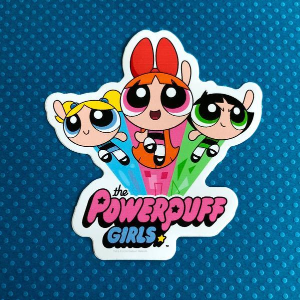 Powerpuff Girls Logo - The Powerpuff Girls Logo Sticker
