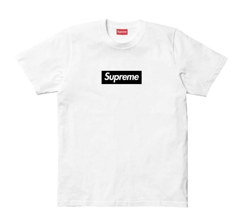Supreme Products Logo - Supreme Black Logo T-Shirt (White)