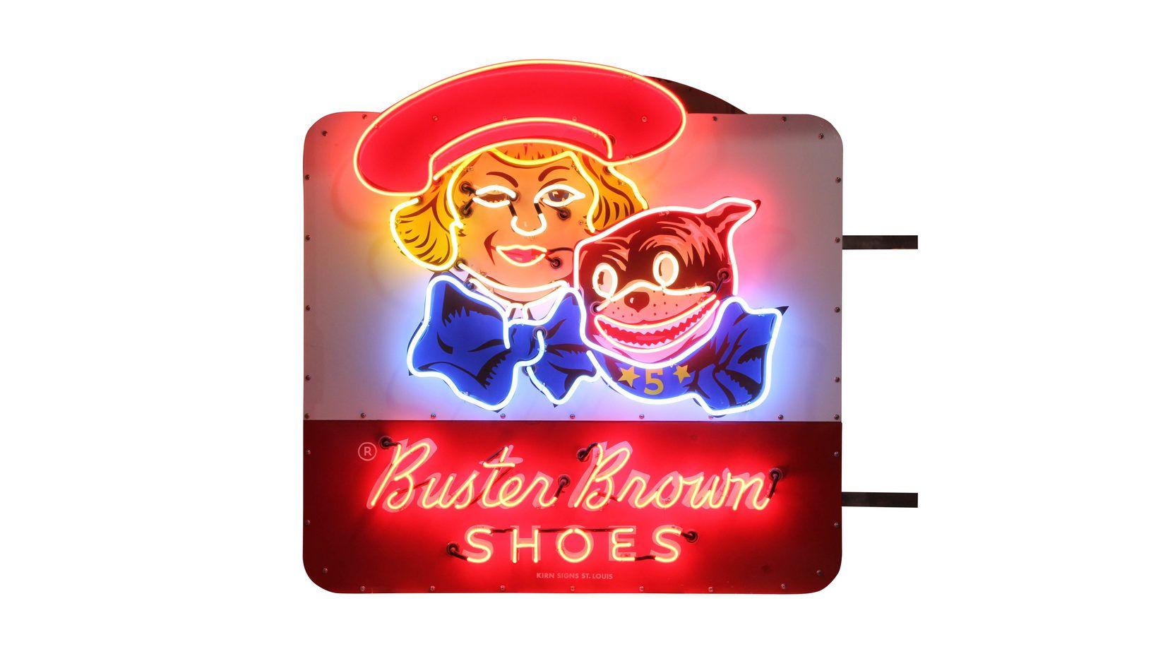 Buster Brown Logo - Buster Brown Shoes 54x53x16. S19. The Walker Sign Collection 2015