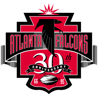 NFL Falcons Logo - Atlanta Falcons Anniversary Logo - National Football League (NFL ...