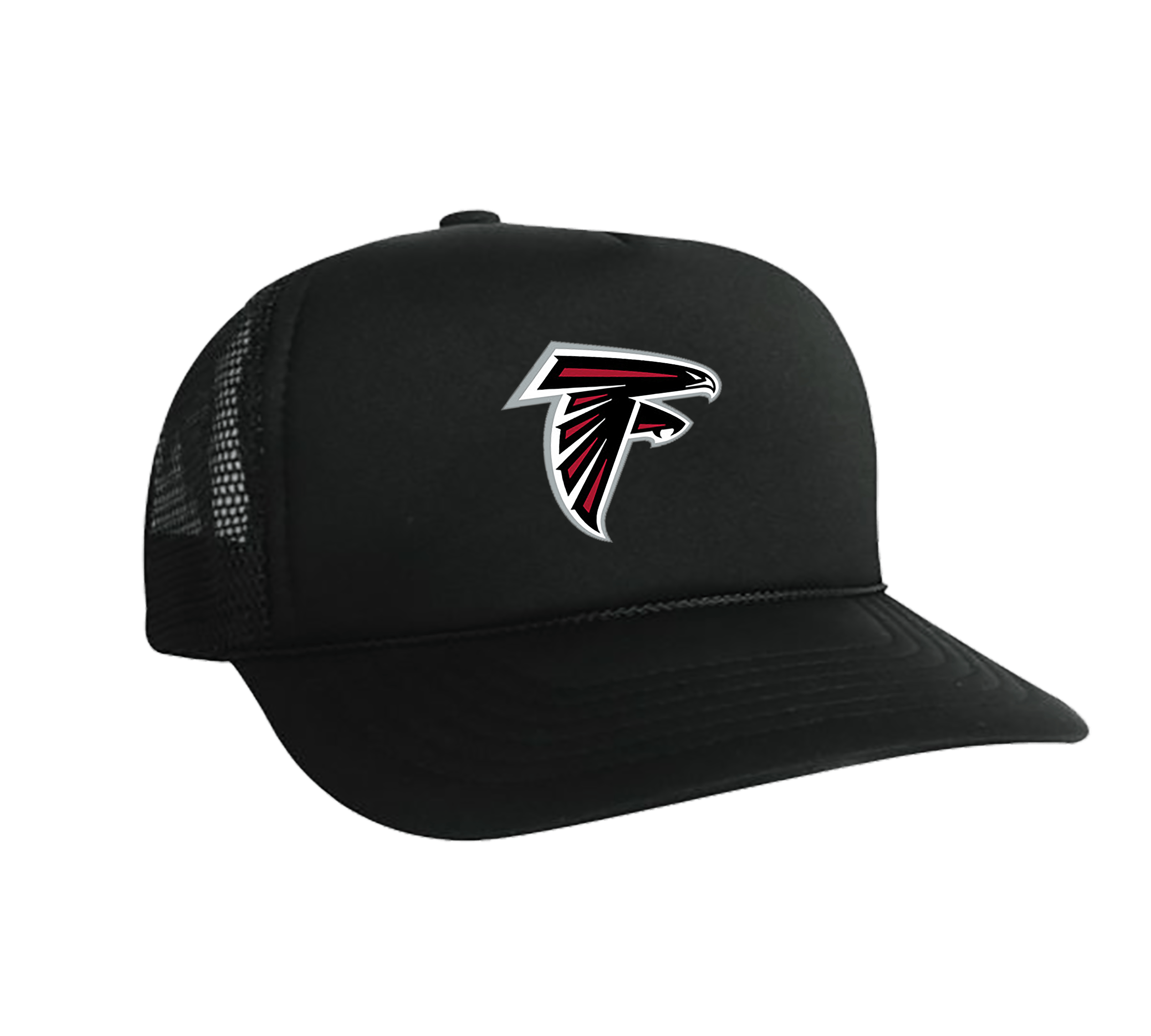 NFL Falcons Logo - NFL FALCONS LOGO BLACK PRINTED HAT