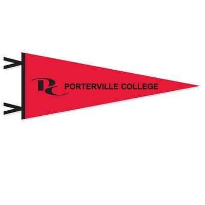 Porterville College Logo - Porterville College Bookstore - 9x24 Felt Pennant
