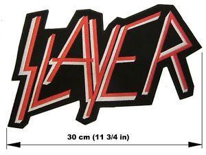 eBay First Logo - SLAYER first logo BACK PATCH embroidered NEW thrash metal | eBay