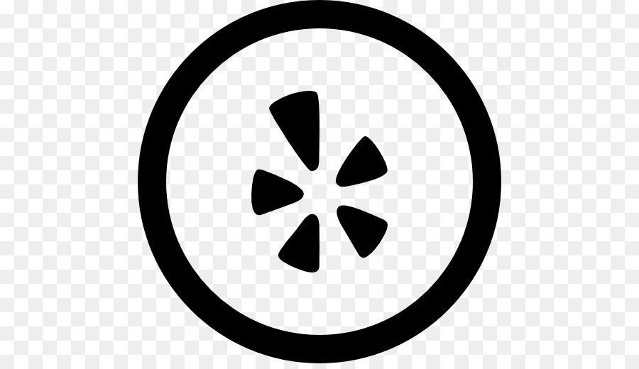White Yelp Logo - Yelp Computer Icons Logo - yelp logo png download - 512*512 - Free ...