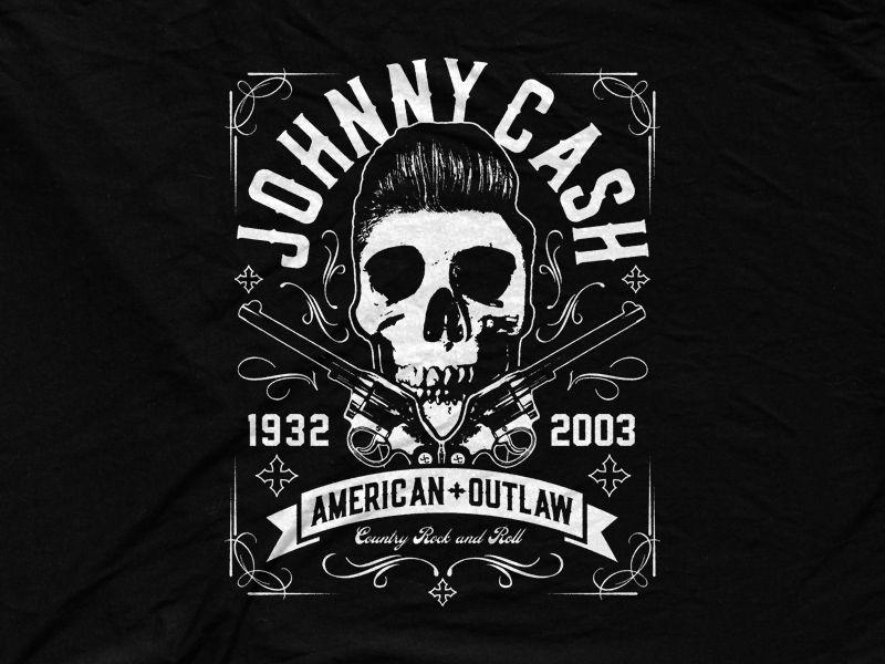 Johnny Cash Logo - Johnny Cash - American Outlaw by Corey Thomas | Dribbble | Dribbble