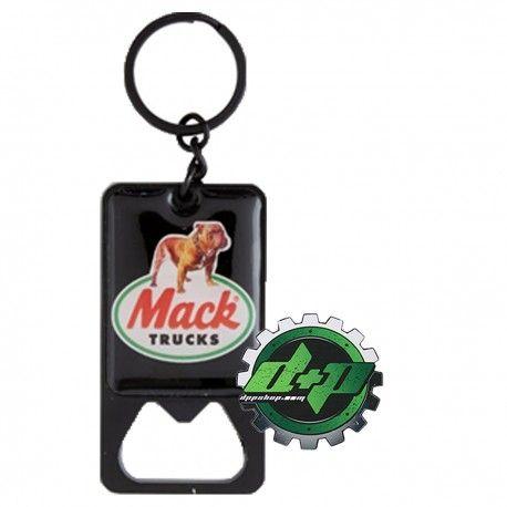 Mack Dog Logo - MACK Trucks bottle opener Keychain emblem diesel retro trucker gear ...