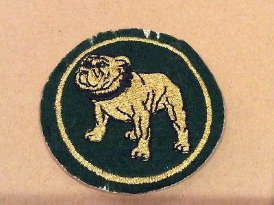 Mack Dog Logo - MACK TRUCKS PATCH Vintage Bull Dog Logo Hat Jacket Badge Green Gold ...