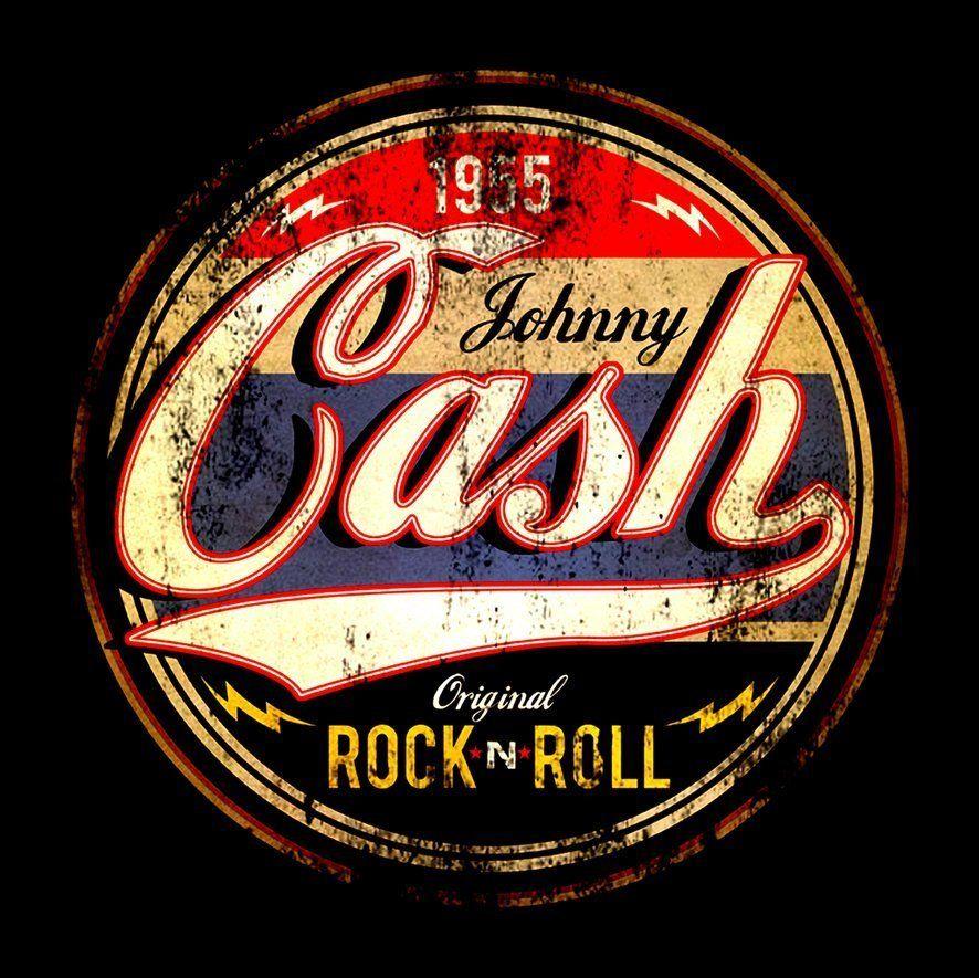 Johnny Cash Logo - Remera Johnny Cash Logo