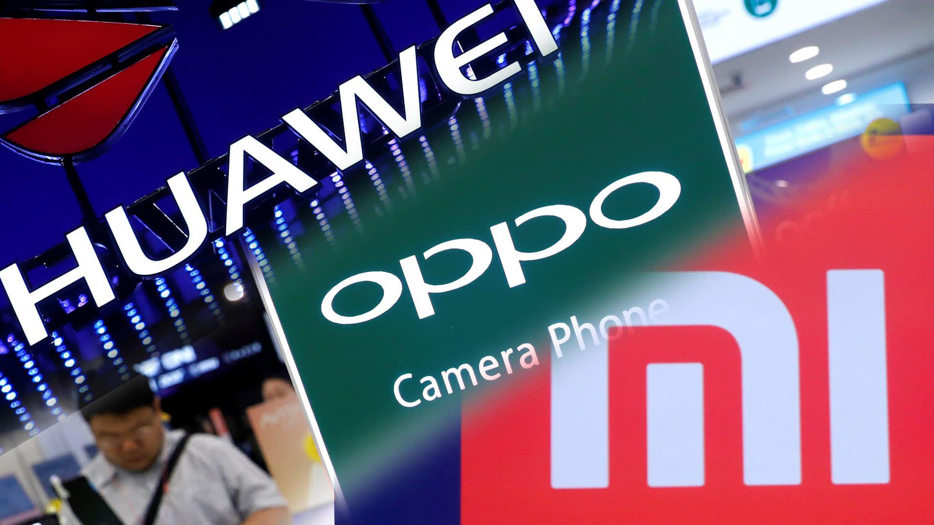 China Oppo Logo - Samsung's hopes for reviving Galaxy in China are under threat ...