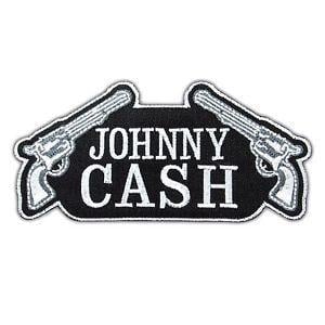 Johnny Cash Logo - Johnny Cash Singer Rock Music Embroidered Iron On Patch Applique