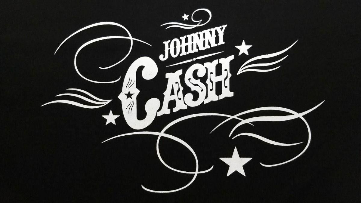 Johnny Cash Logo - Camiseta Johnny Cash -logo - Tamanho P - R$ 39,90 em Mercado Livre