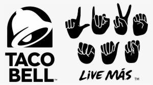 Taco Bell Live Mas Logo - Taco Bell Live Mas Logo Png - Taco Bell Logo White PNG Image ...