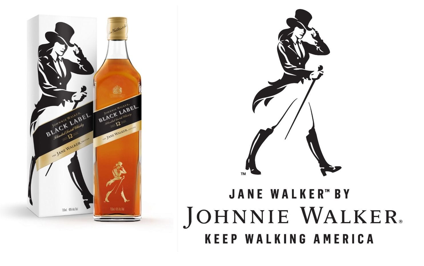 Whiskey Johnny Walker Logo - Johnnie Walker just introduced Jane Walker so ladies can finally ...