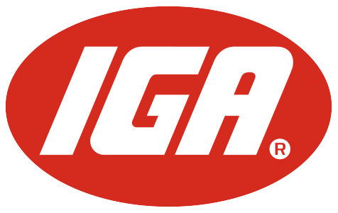 Red and White Supermarket Logo - IGA Store Locations