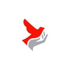 Hand Bird Logo - Best Hand logo image. Hand logo, Badges, Graph design
