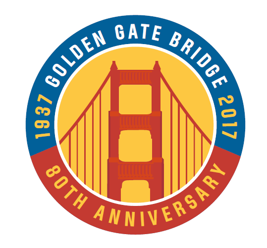 Golden Gate Bridge Logo - Help the Golden Gate Bridge Celebrate its 80th Anniversary