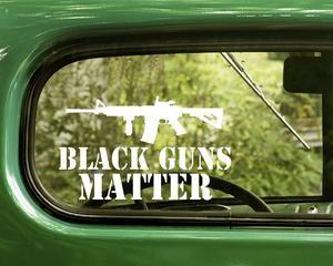 Green and Black Guns Logo - 2 BLACK GUNS MATTER Decals Stickers | The Sticker And Decal Mafia