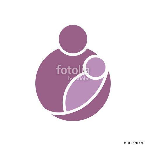 Mom and Baby Logo - Mom And Baby Logo Stock Image And Royalty Free Vector Files