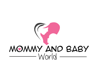 Mom and Baby Logo - Mommy and Baby World logo design