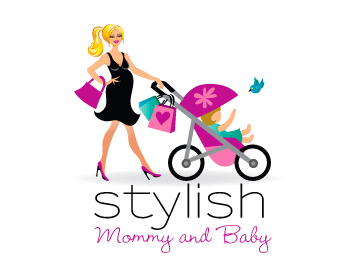 Mom and Baby Logo - Stylish Mommy and Baby logo design contest