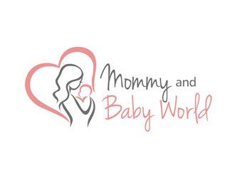 Mom and Baby Logo - Mommy and Baby World logo design - 48HoursLogo.com