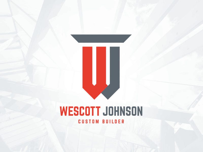 Custom Builder Logo - Wescott Johnson Logo by Donovan Sears | Dribbble | Dribbble