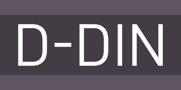 D Brand Logo - D-DIN Font Free by datto » Font Squirrel