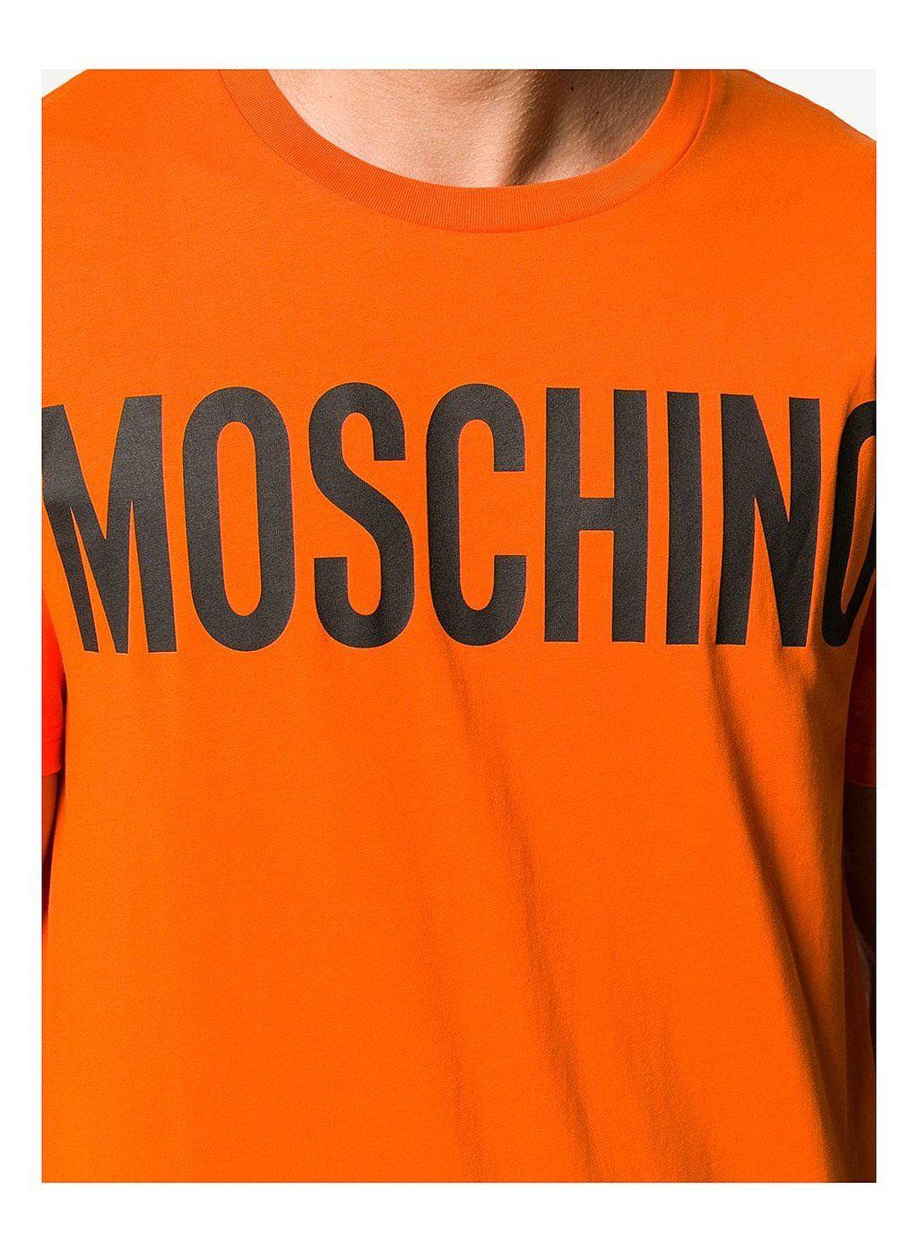 Orange Clothing Logo - Moschino Moschino Classic Logo Tee. Philip Browne Menswear