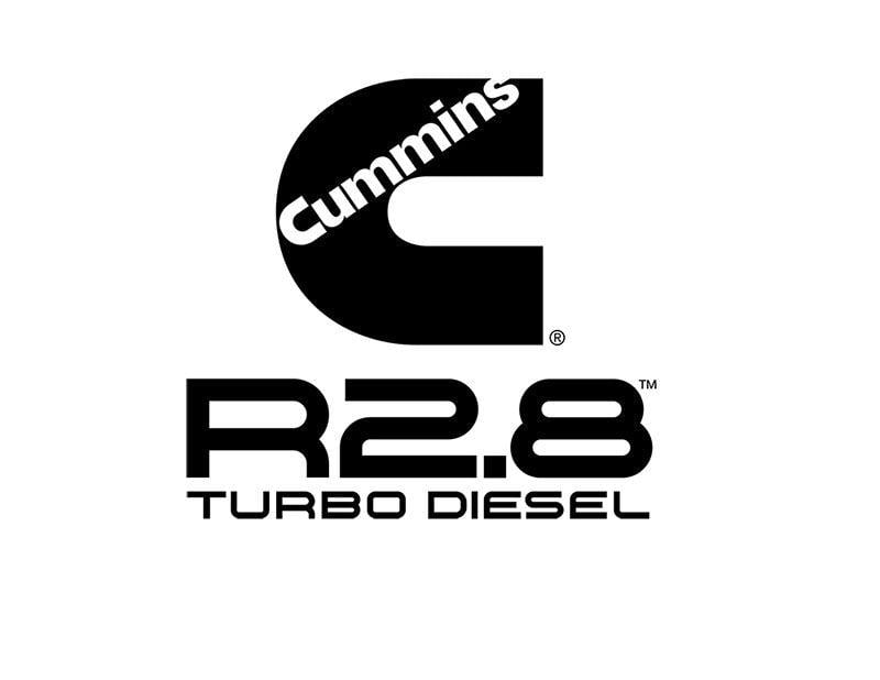 Cummins Turbo Diesel Logo - Stacked Logo R2.8 Turbo Diesel Car Lady