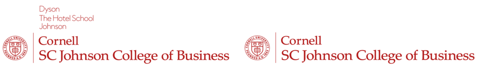 Cornell Johnson Logo - SC Johnson Brand Elements — Cornell SC Johnson College of Business ...