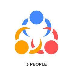 What Are 3 People as a Logo - Three People And Royalty Free Image, Vectors
