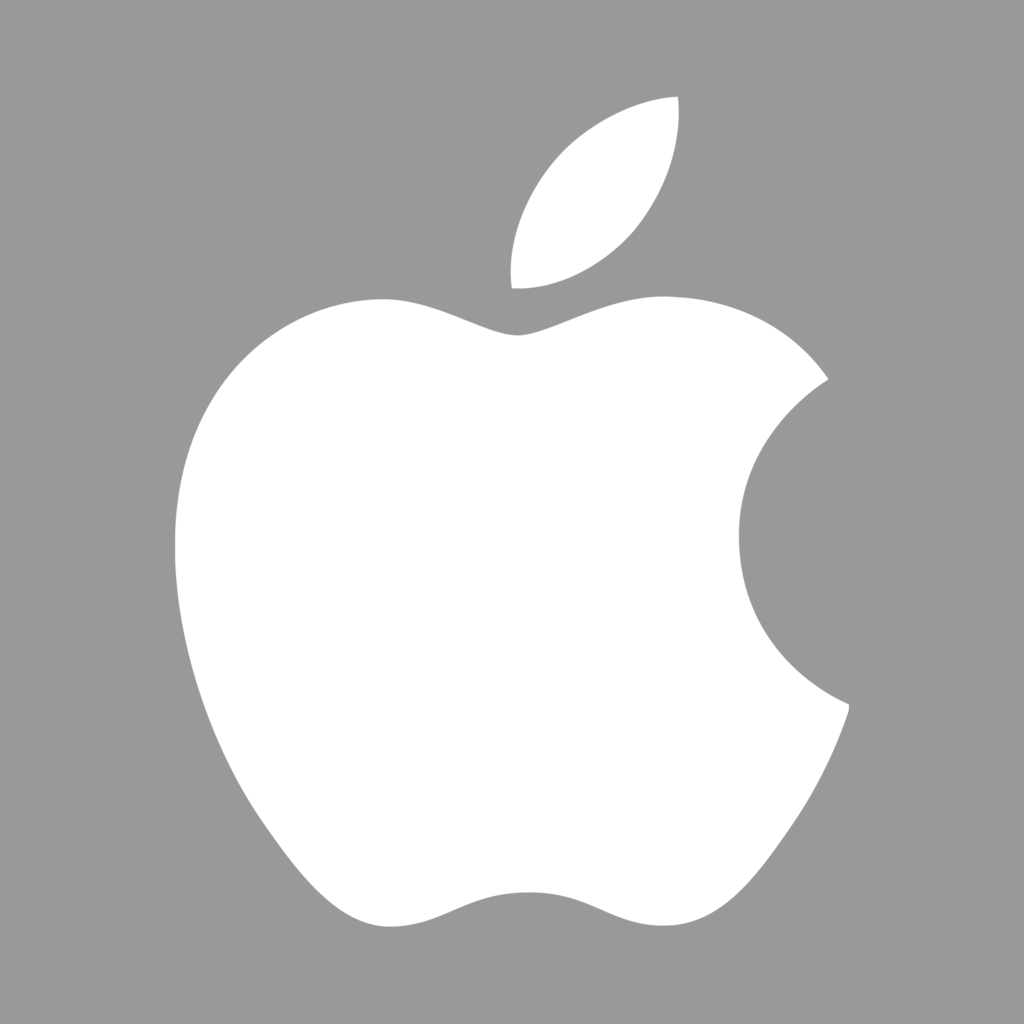 Grey Apple Logo - Apple gray logo.png