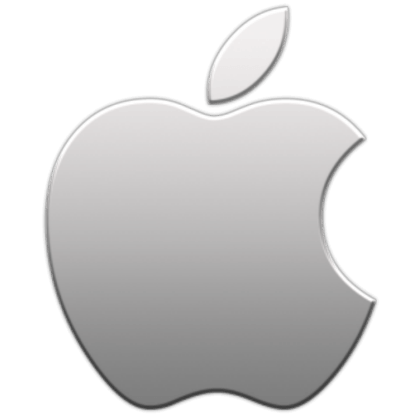 Grey Apple Logo - Apple Logo - Roblox