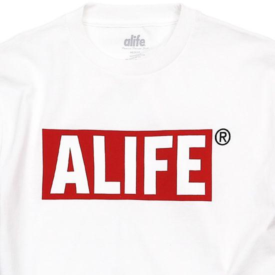 Alife Box Logo - cassettepunch: ALife Box Logo Tee T shirt / White (ALIFE Elihu) (t ...