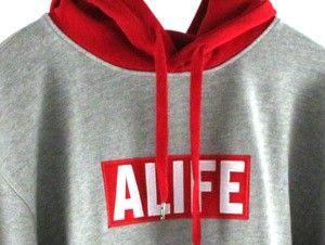 Alife Box Logo - ALIFE Box Logo Hoody (Gray) - Alife - apparel - hoodies