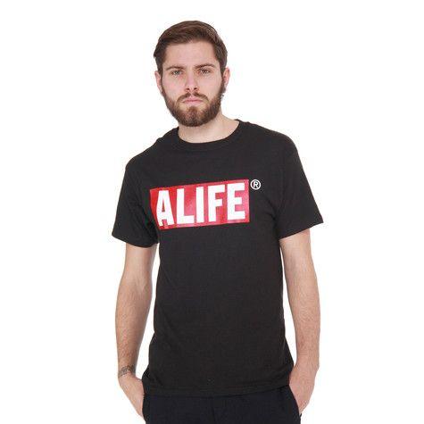 Alife Box Logo - Alife - Box Logo T-Shirt (Black) | HHV