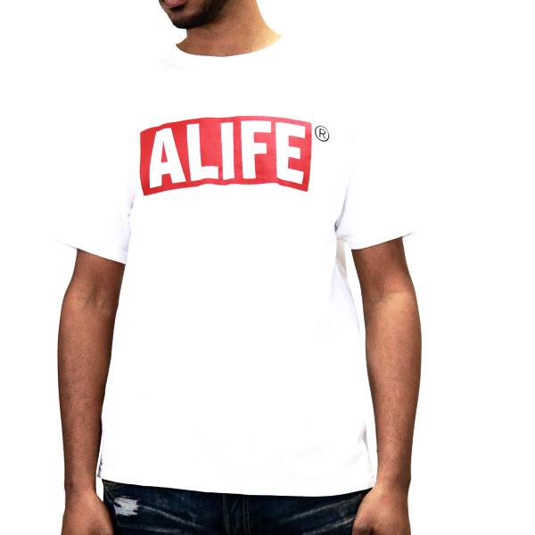 Alife Box Logo - ALIFE Box Logo T-Shirt - White | Buy ALIFE Shirts online at LVRG by ...