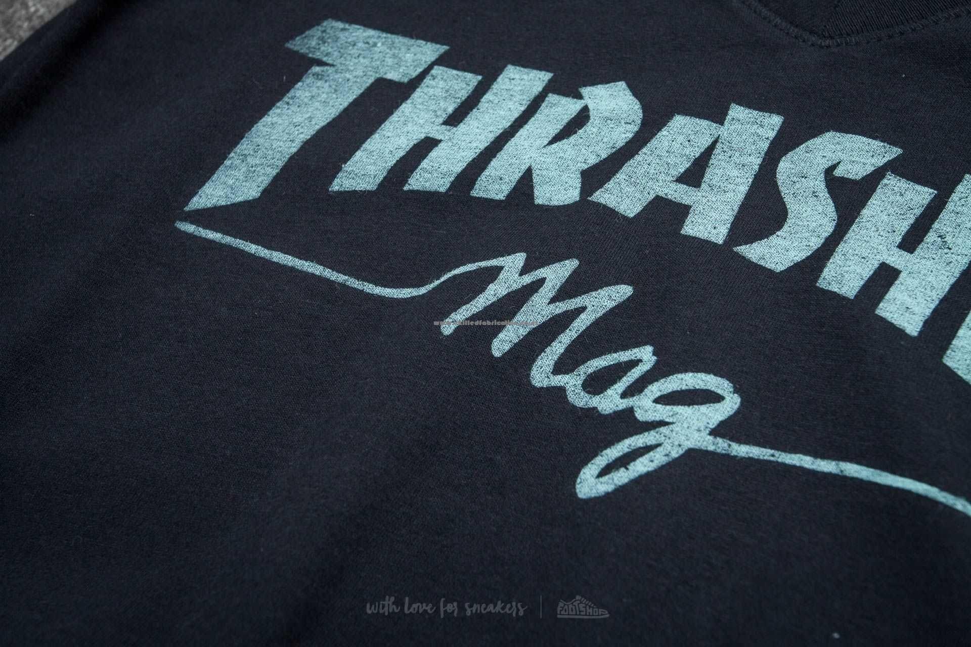 Cool Thrasher Logo - NZ$40.6Mens T-shirts - Thrasher Girls Mag Logo V-Neck T-Shirt Black ...