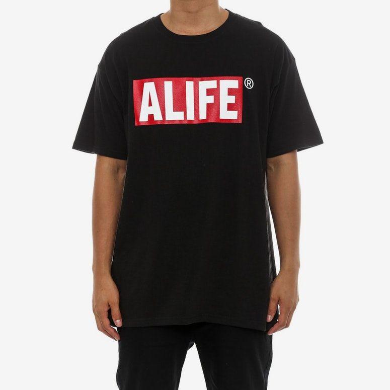 Alife Box Logo - Alife Box Logo Tee Black – Culture Kings