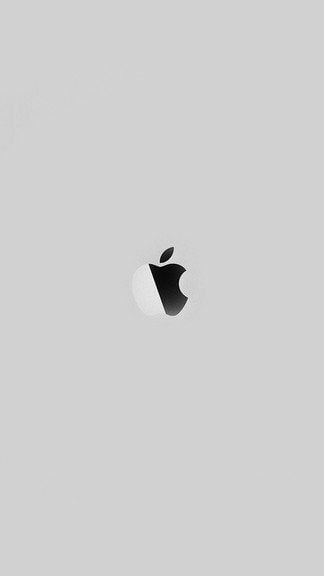 Grey Apple Logo - Shiny Grey Apple iPhone 5S / SE wallpaper | Apple'tite! | Iphone ...