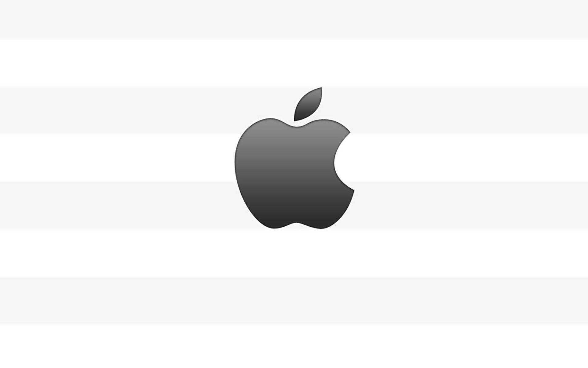 Grey Apple Logo - Apple Logo Purple Waves