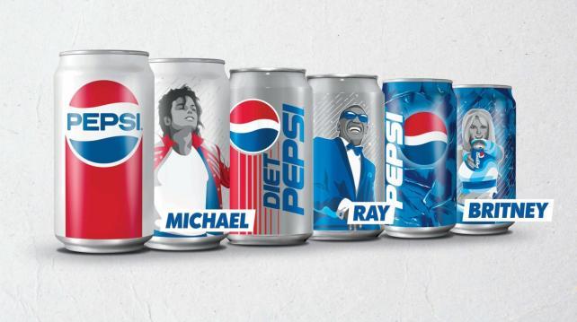Diet Pepsi Can Logo - Michael Jackson, Ray Charles, Britney Spears on Pepsi cans | CMO ...