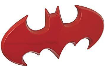 Red Chrome Logo - Fan Emblems Batman Car Badge, Red Chrome Batwing Logo 3D Automotive Sticker  Decal, Flexes to Fully Adhere to Most Smooth Surfaces - Vehicles, Laptops,  ...